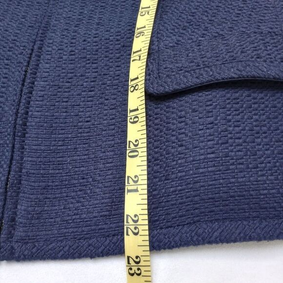 Talbots Navy Textured Blazer Jacket, size 4 - Picture 11 of 16